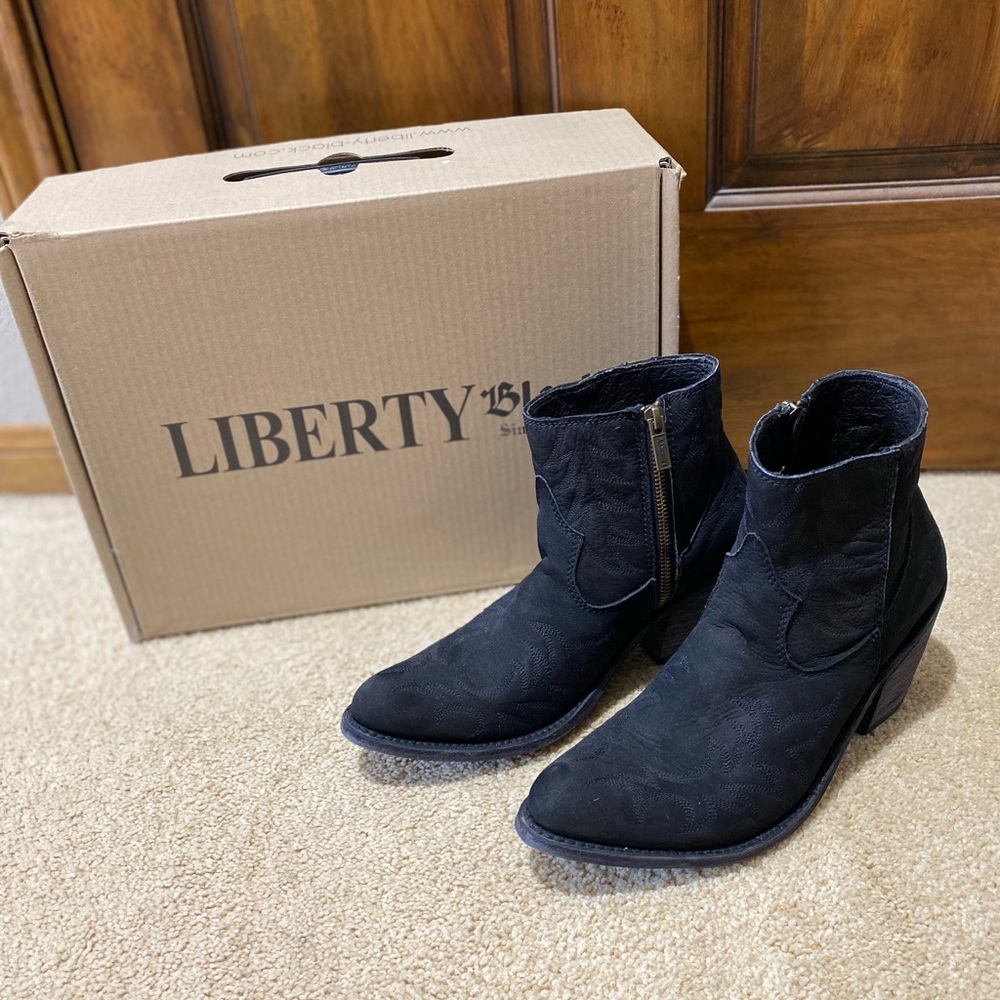 Liberty Black Ankle Booties